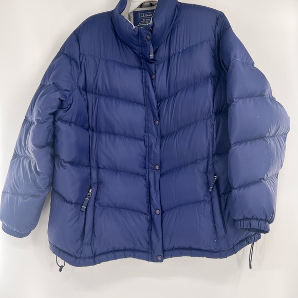 L.L. Bean Jackets & Blazers - L.L. Bean Down Puffer Blue Coat 3X  ItemID 276567 GOOSE DOWN